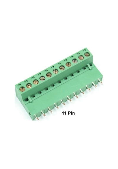 11 Pin 5.08mm Geçmeli 180c Takım Klemens