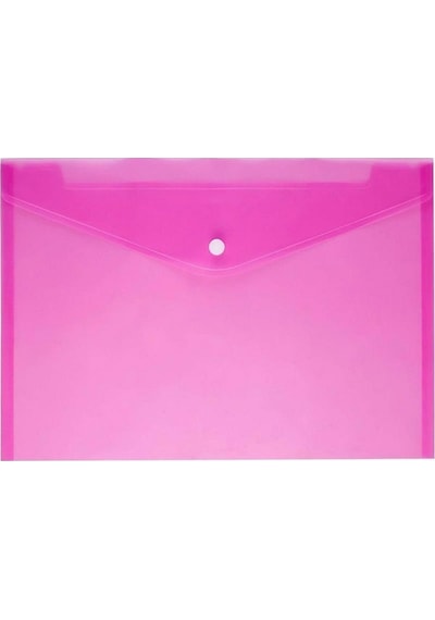 Abka A4 Çıtçıtlı Dosya Pembe