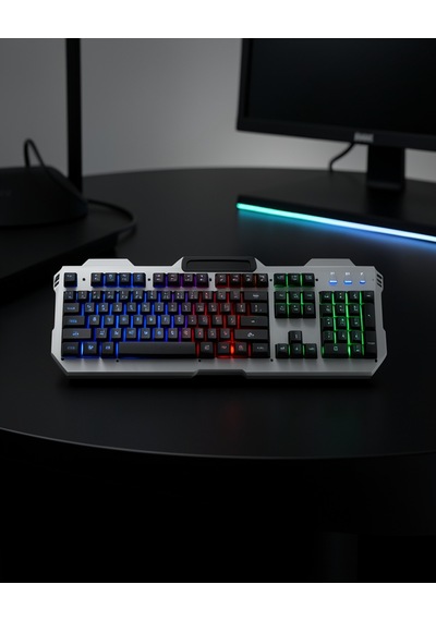 Oyuncu Klavye Rgb Işıklı Q Tuş Dizilimi Uuczpg8018klavye3