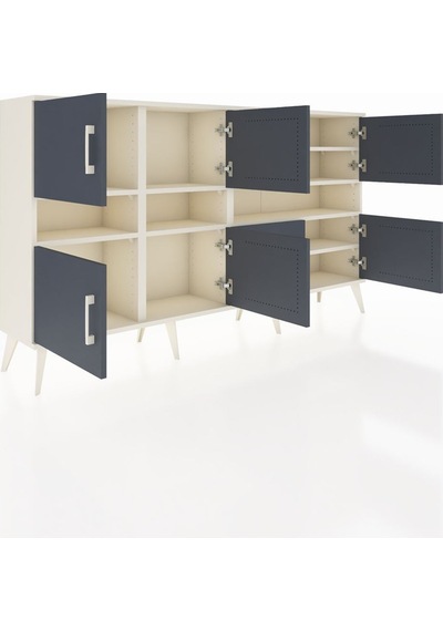 Arges Konsol 8 Raflı 8 Kapaklı 176x30x99 Aytaşı-antrasit/aytaşı Antrasıt/aytası - Aytası Arges Konsol 8 Raflı 8 Kapaklı 176x30x99 Aytaşı-antrasit/aytaşı Antrasıt/aytası - Aytası