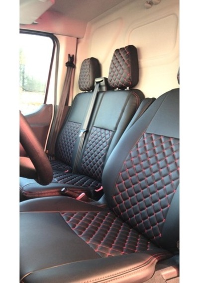 Ford Transit Tek Kabin Araca Özel Deri Oto Koltuk Kılıfı (530207646)