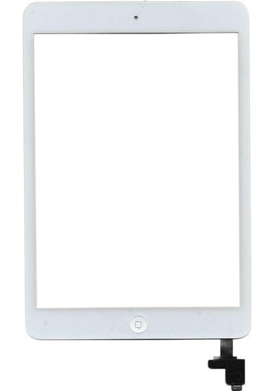 Apple Uyumlu iPad 'E Mini A1490 için 7.9 Inç Beyaz Dokunmatik Butonlu