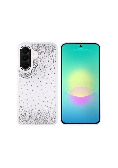 Nihcase Samsung Galaxy Uyumlu A27 Kılıf Darbe Korumalı Damla Taşlı Pera Sililkon