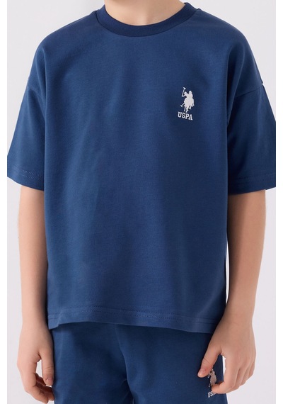 U.S. Polo Assn. Erkek Çocuk Mavi Bermuda Takım 5274-43959 Mavi
