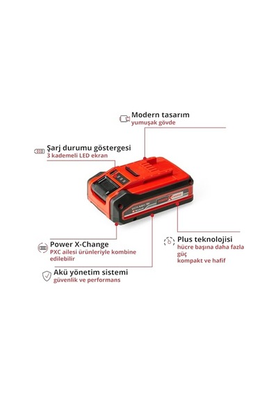 Einhell  18 V 4,0 Ah Pxc+ Akü 4511553