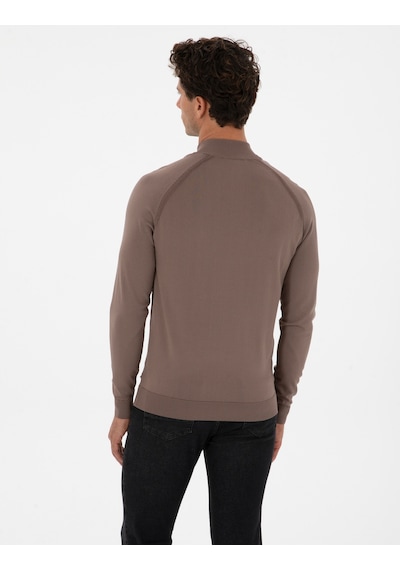 Pierre Cardin Erkek Vizon Kazak /triko 50315752-vr052 Vizon