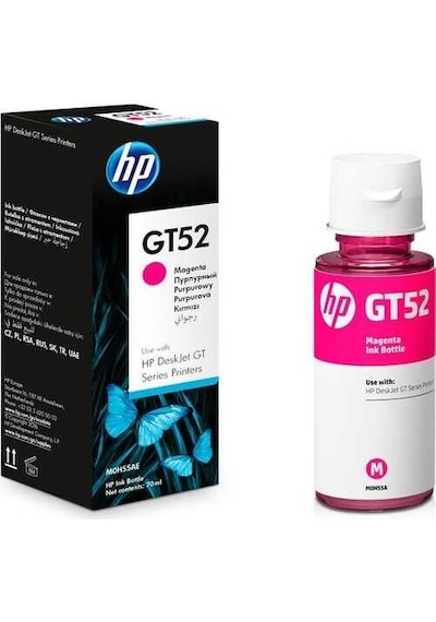 Hp Gt52 Şişe Mürekkep Kartuş Kırmızı M0h55ae 70 Ml
