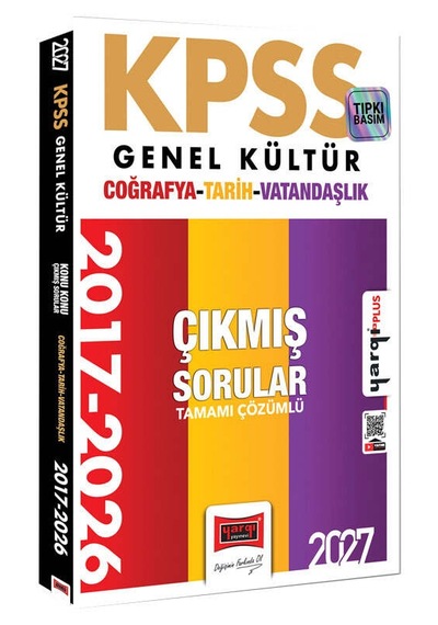 Yargı Yayınları 2027 Kpss Genel Kültür Tarih-coğrafya-vatandaşlık Konu Konu Tamamı Çözümlü 10 Yıl Çıkmış Sorular