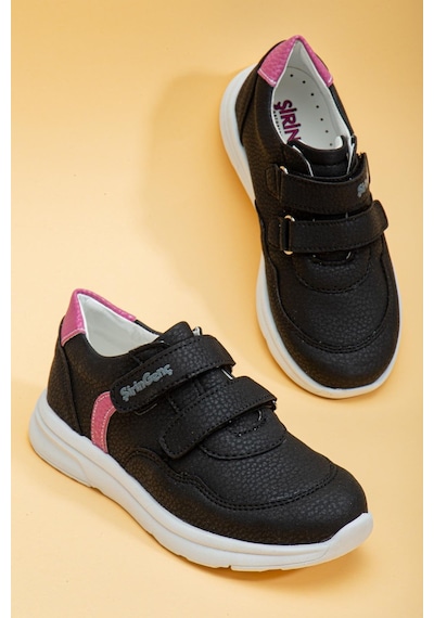 Şirin Bebe Şirinbebe Şiringenç Ortopedik Siyah Cırtlı Beyaz Taban Kız Bebek Çocuk Spor Ayakkabı-3176 Siyah Şirin Bebe Şirinbebe Şiringenç Ortopedik Siyah Cırtlı Beyaz Taban Kız Bebek Çocuk Spor Ayakkabı-3176 Siyah