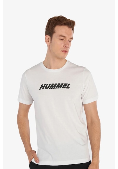 Hummel Hmlelemental Logo Cotton Tee Erkek Beyaz T-shirt 911947-9001 Beyaz