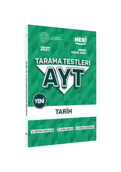 2027 YKS-AYT MEBİ-OGM 4lü Özgün Tarama Sözel (SÖZ) Test Kitabı SETİ A4 Boyut BASKI ÜCRETİ