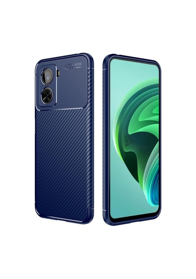 Huawei Nova 12 Se Uyumlu Silikon Kılıf Karbon Desenli Kamera Korumalı Autofocus Kapak Lacivert Lacivert
