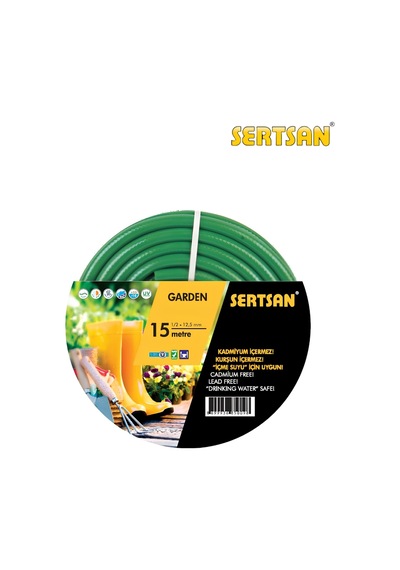 1/2" Garden Bahçe Hortumu 15 Metre -