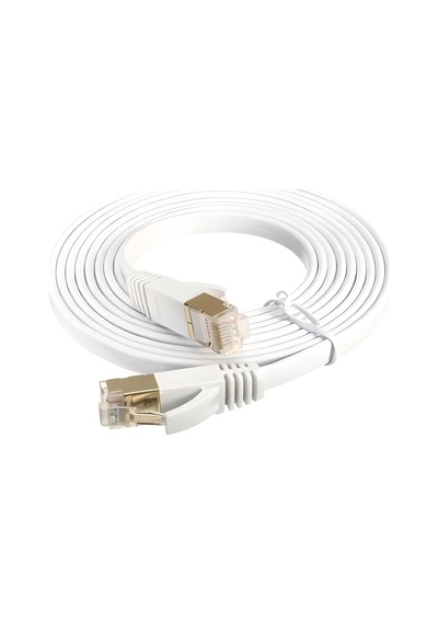Cat7 Ethernet Rj45 Modem Internet Kablosu 10 Metre 10 Gbps 600 Mh