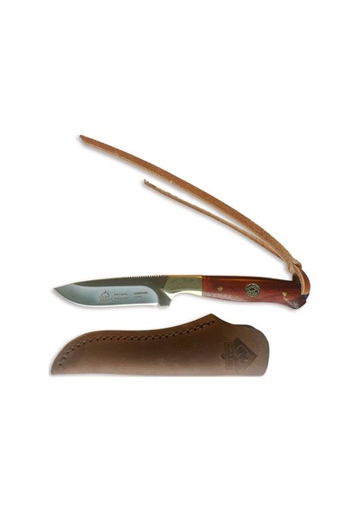 Puma Sgb Caping Kamp Bıçak, Wood With Leather Sheath Çok Renkli