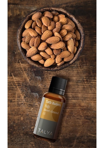 Talya Soğuk Sıkım %100 Saf ve Doğal Tatlı Badem Yağı 50 ML