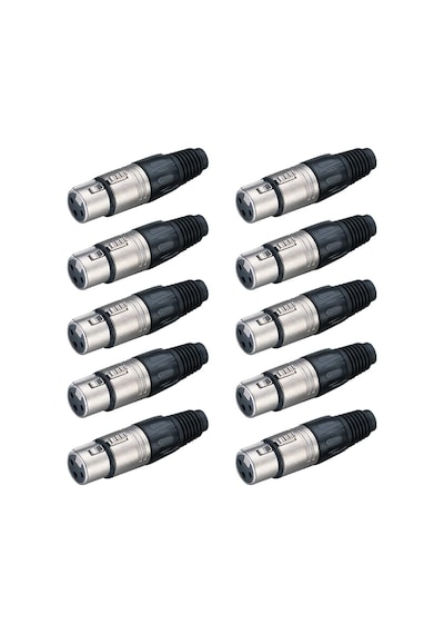 Losen La1005 Xlr 3-pin Dişi Connector 10'lu Paket