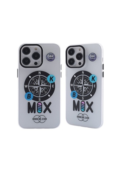 Apple iPhone Uyumlu 13 Pro Kılıf Apollo Magneticsafe Desenli Kapak - Apollo Şeffaf - 3 Bz8683140477578