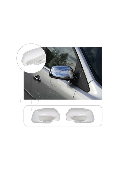 Ford Fusion Uyumlu 2006-2010 Ayna Kapağı 2 Parça Abs Krom Kaplama