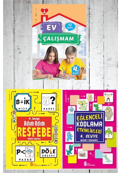 4.sınıf Ev Çalışmalarım + kodlama + resfebe