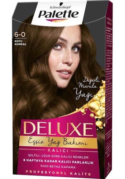 Palette Deluxe 6 - 0 Koyu Kumral X 2 Adet Saç Boyası
