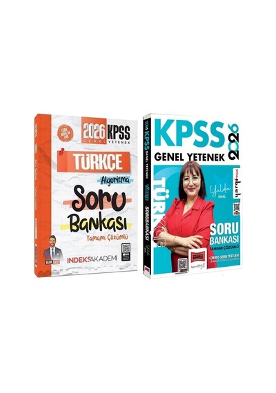 Yargı + İndeks 2026 Kpss Türkçe Soru Bankası 2 Li Set - Yelda Ünal Yargı + İndeks Akademi Yayınları