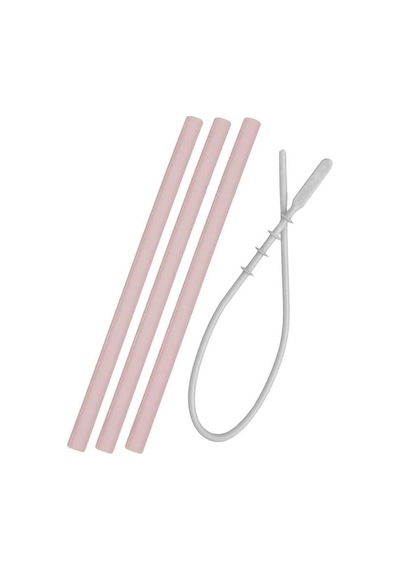 Oioi Hüp Silikon Pipet 3 Lü & Tem.fırçası - Pinky Pink