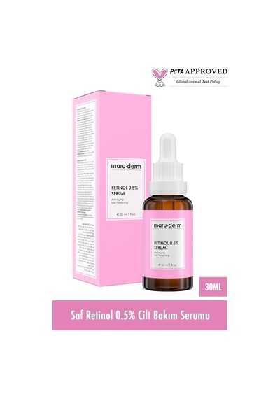 Retinol%0.5 Cilt Yenileyici Bakım Serumu Besleyici Bitkisel Yağlar & Seramid İle İnce Çizgi Karşıtı Yüz Serumu, 30 Ml Sku: Smg8690010407245