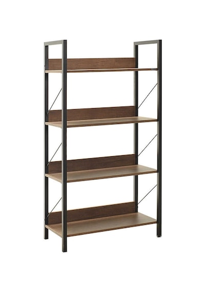 Profile 4 Raflı Kitaplık-koyu Ceviz Oslo Ceviz 73x136x35 Cm Gxyxd