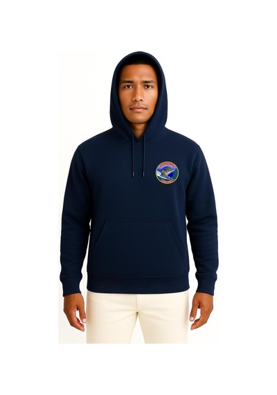 Bahriyeli Collection Kapüşonlu Tcg Tayfun P342 Cep Tasarımlı Unisex Sweatshirt Lacivert