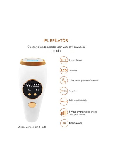 Yeni Nesil Buz Lazer Ipl Epilasyon Cihazı 999.888 Atım