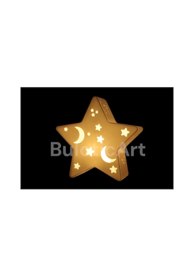Buloticart Tealigt Gece Lambası Çocuk Odası Masa Lambası Pilli Tealight Lamba Pil Ve Lamba Birlikte Beyaz