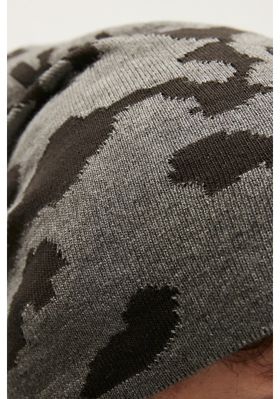 Bad Bear Camo Simple Iı Antrasit Kamuflaj Bere - Antrasit