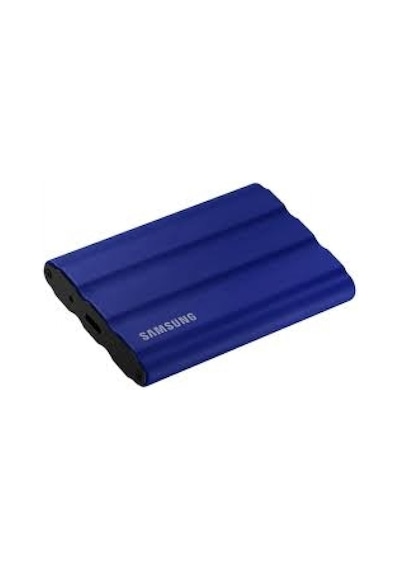 Samsung Uyumlu 1TB SSD T7 SHIELD MU-PE1T0R/WW Haric   Harddisk Mavi