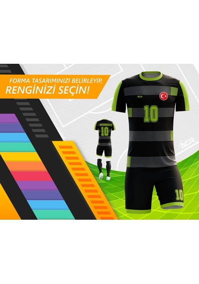Acr Giyim Kişiye Özel Futbol Forması - Dizayn : Defter