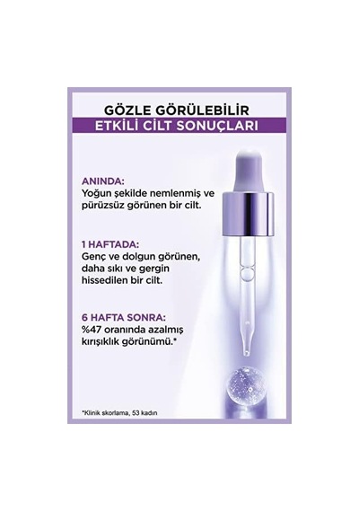 Tr Revitalift Filler%1.5 Saf Hyaluronik Asit İçeren Kırışıklık Karşıtı Serum 30 Ml 2 Paketi