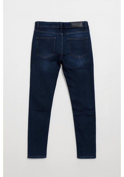 Kadın Likralı Skinny Lacivert Jean Pantolon Lacivert