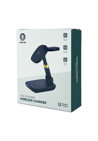 Green Lion 6 In 1 Foldable 15w Kablosuz Wireless Şarj