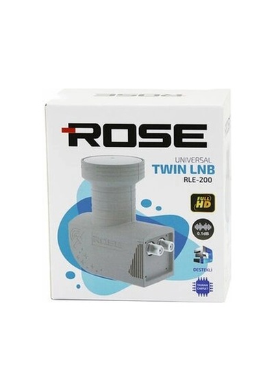 2li Uydu Lnb Unıversal Twın Full Hd - 3d - 0.1db Rle-200 Bx40