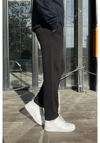 Basic Siyah Premium Kumaş Pantolon-siyah Siyah