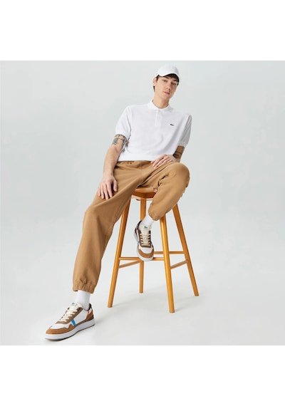 Lacoste Erkek Klasik Pike Kumaş Polo T-shirt Beyaz