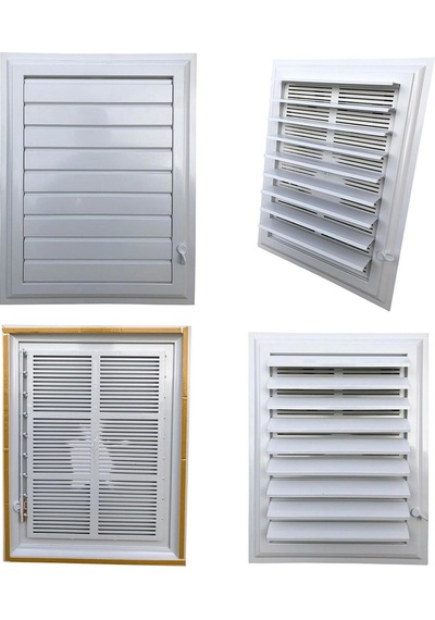 Menpaj Panjurlife Havalandırma Menfez Panjur 53x55cm Yapışkanlı Vidalı Pl5355