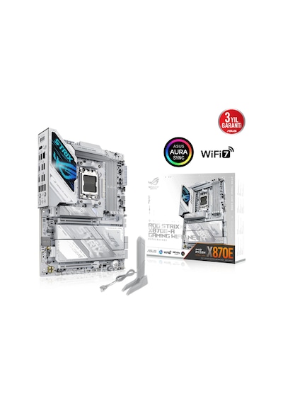 Asus Rog Strıx X870e-a Gamıng Wıfı7 Neo, 4xddr5, 4xm.2, Hdmı, Dp, Type-c, Pcıe 5.0, 2xwi-fi 7, Blue