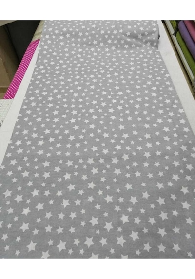 Lionas Metrelik Kumaş, Nevresimlik Kumaş 100x240cm Gri