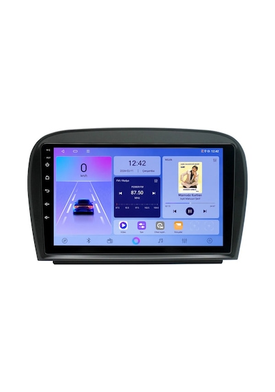 Mercedes Sl Android Multimedya 2002-2011 Carplay Android Auto Navigasyon Kameralı 4gb Ram 32gb 9"