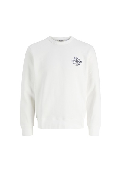 Jack & Jones Jjedover Graphıc Sweat Crew Sn beyaz