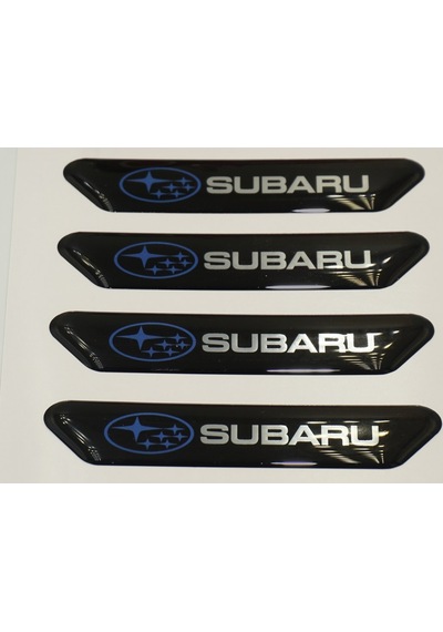Subaru Logo Kapı Kenarı Koruma Metalize Damla Desen 3M Band