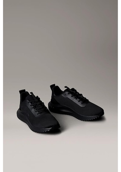 Calvin Klein Erkek Eva Tabanlı Koşu Tarzı Spor Ayakkabı - Siyah-10326 Triple Black