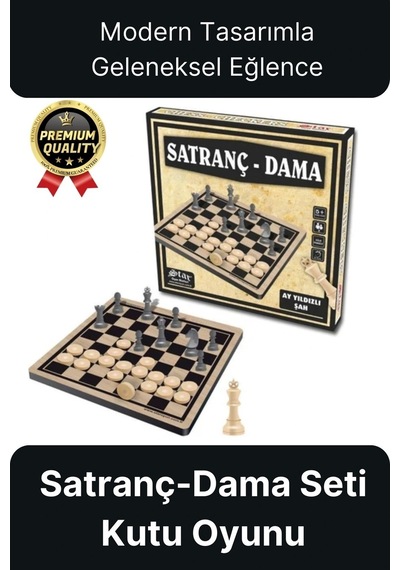 Özel Tasarım Stratejik Öğretici Zeka Geliştirici Çocuk Aile Boyu Etkinlik Eğlence Satranç Dama Seti