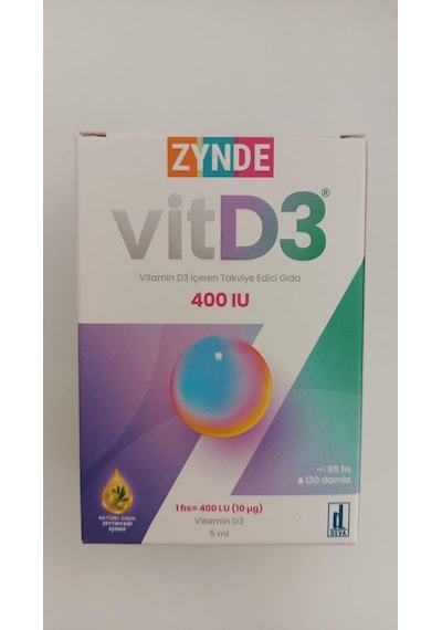 Zynde Vitamin D3 400 IU Sprey 5 ML